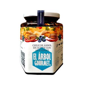 CHILE DE ARBOL EN ACEITE CON ARANDANO 270 GMS  EL ARBOL GOURMET