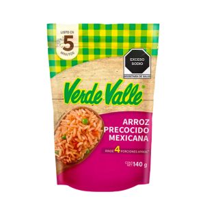 ARROZ A LA MEXICANA PRECOCIDO VERDE VALLE 140 GRS