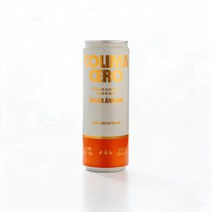CERVEZA LAGER AMBAR COLIMA CERO LATA 355 ML