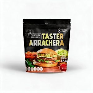 CARNE PARA HAMBURGUESA TASTER ARRACHERA 8 PZS
