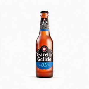 CERVEZA 0.0% ALCOHOL ESTRELLA GALICIA  330 ML