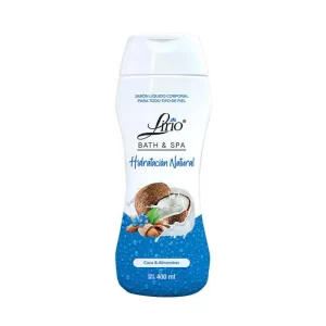SHAMPOO CORPORAL LIRIO COCO Y ALMENDRAS 400 ML
