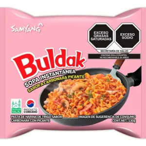 RAMEN BULDAK CARBONARA PICANTE 140 Gm