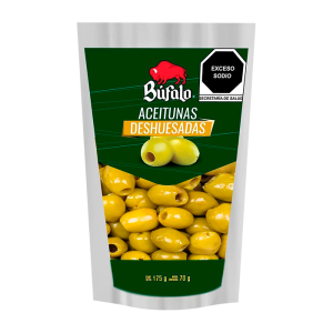 ACEITUNA SIN  HUESO BUFALO  175 GRS