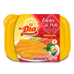 FILETE DE POLLO EMPANOZADO 500 GR DEL DIA