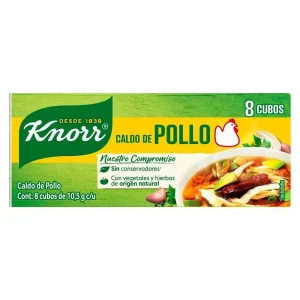CALDO DE POLLO KNORR 8 CUBOS