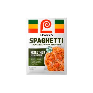 LAWRY´S SALSA PARA SPAGHETTI MIX DE ESPECIAS Y CONDIMENTOS ESPESOS, 1.42 OZ