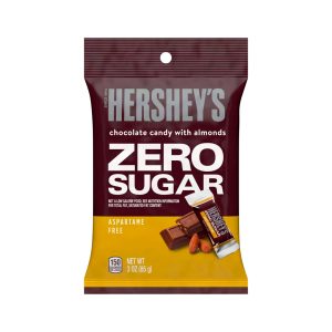 HERSHEYS CHOCOLATE CON ALMENDRAS SIN AZUCAR 3 OZ