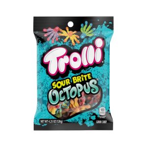 GOMAS EN FORMA DE PULPO TROLLI 4.25 OZ
