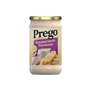 SALSA ALFREDO CON AJO ASADO PREGO 22 OZ