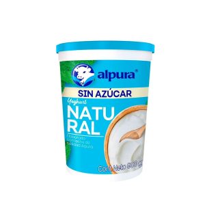 YOGHURT NATURAL SIN GRASA ALPURA 900 GR ALPURA
